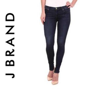 J Brand Winter Casual Stretch Low Rise Skinny Legging Denim Jeans in Palace